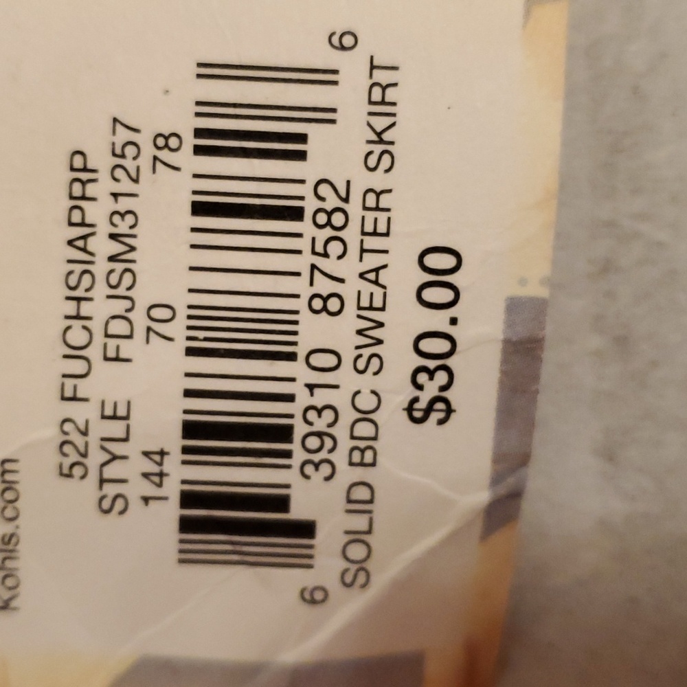 Mudd Solid Sweater Skirt Juniors Size Small - Picture 5 of 5